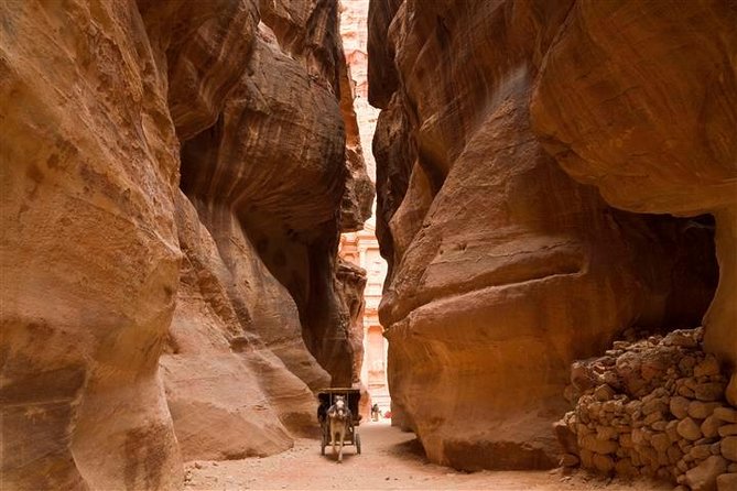 2-Day Petra from Eilat - Entering the Siq and Reading the Treasury