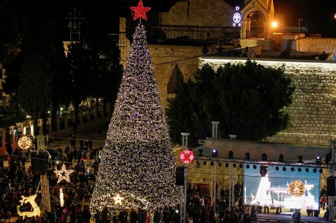 2024 Israel Christmas Holy Land Tour - Bethlehem Midnight Mass - Day 5 Caesarea, Haifa, Rosh Hanikra, and UNESCO Acre, plus Tel Aviv check-in