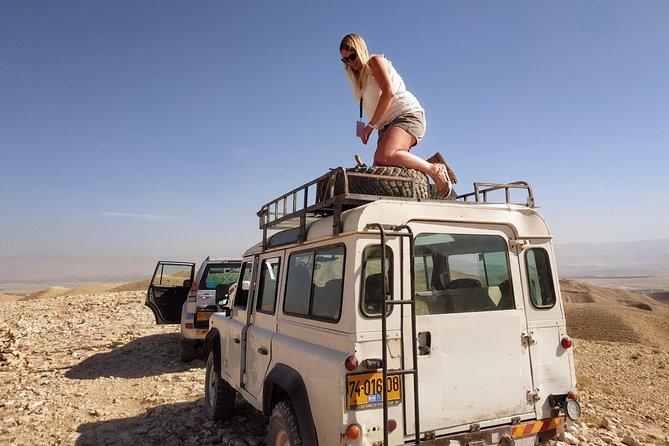 4WD St. George's Monastery Jordan Baptize Dead Sea adventure tour - Qasr al-Yahud: Jordan River Baptismal Site Beyond Jerusalem