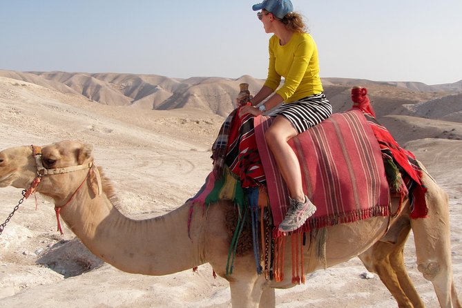 4WD St. George's Monastery Jordan Baptize Dead Sea adventure tour - St. George in the Cliffs of the Benjamin Desert Viewpoint
