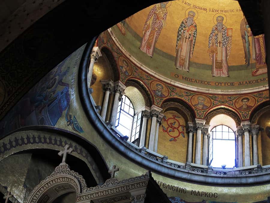 Christian Jerusalem in Russian - Starting from the Mount of Olives viewpoint for instant orientation