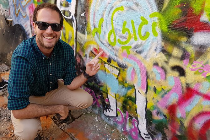 Discovering downtown Tel Aviv Street art and ancient Jaffa! - Stop 1, Downtown Tel Aviv Street Art: Read the City Like a Poster