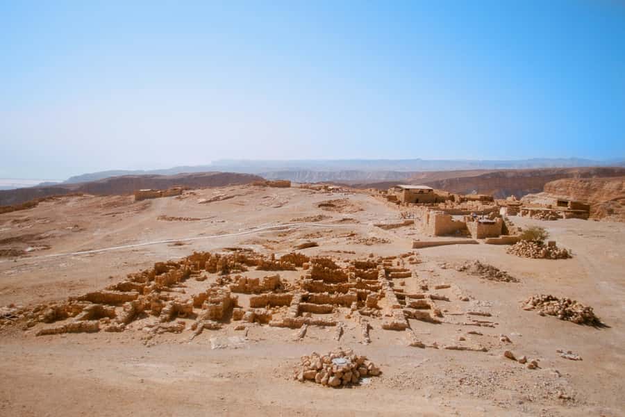 From Jerusalem: Masada & Dead Sea Full Day Tour with Pick Up - King Herod’s fortress: what you will actually see on the plateau