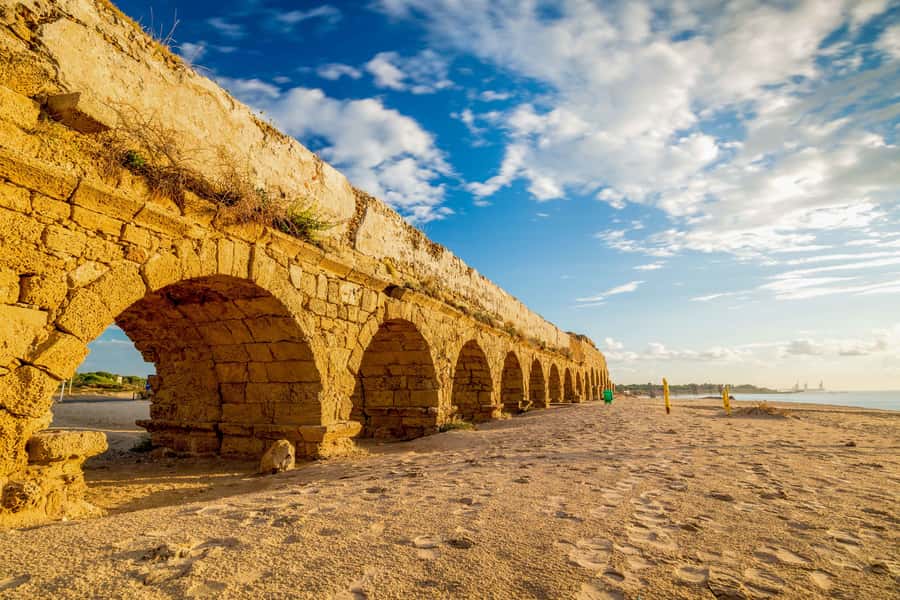 From Tel Aviv: Caesarea, Haifa and Akko Day Trip - Rosh Hanikra limestone grottoes and sea cliffs near the border
