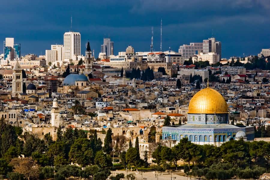 From Tel Aviv: Jerusalem Old & New City Bus Tour - Old City walking: Jewish Quarter, Armenian Quarter, and the restored Cardo