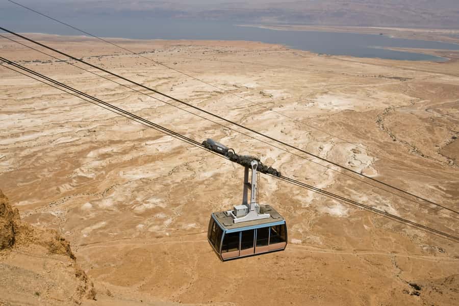 From Tel Aviv: Masada & Dead Sea Full Day Tour with Pick Up - Masada by cable car: the views you actually get