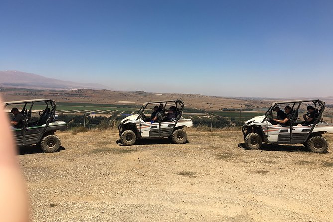 GoKEDEM Golan Heights ATV Action & Wine-Tasting Tour From Tel Aviv - Mount Bental: the 360 panoramic lookout and border triangle view