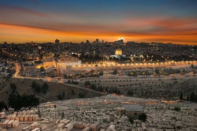 Jerusalem & Bethlehem Tour from Haifa Port 2024 - Small Group - Mount of Olives and Gethsemane: the stops that set the tone