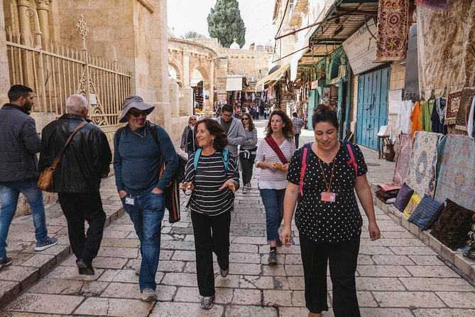 Jerusalem: Dual Narrative Tour - Via Dolorosa ending near the 5th Station: walking the route with context