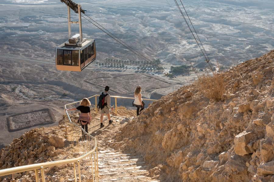 Jerusalem: Masada, Ein Gedi & Dead Sea Tour - Masada by Cable Car: Fortress Ruins and Big Views Over the Dead Sea