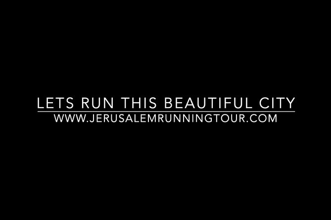 Jerusalem Running Tour-Experience the unique vibes of Jerusalem in your sneakers - Pace control and private guiding for every runner level