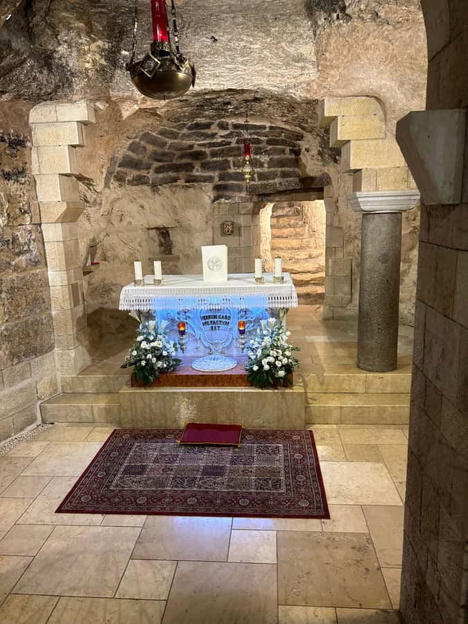 Nazareth: Biblical History & Culture Private Tour - St. Joseph’s Church (20 minutes): Joseph’s workshop, made understandable