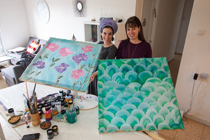 Private Silk Painting Workshop in Jerusalem - Create a scarf - - Silk scarf painting in Jerusalem, personalized for your design
