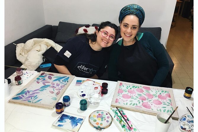 Private Silk Wall Hanging Painting Workshop in Jerusalem - Your studio moment: how the workshop flows from start to finish