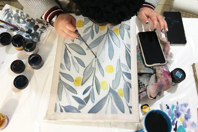 Private Silk Wall Hanging Painting Workshop in Jerusalem - What makes it good value at $50 per person