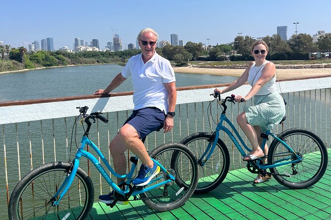 Tel Aviv & Jaffa Urban Bike Expedition - Old Tel Aviv Port area: yachts, coastal views, and a modern hangout zone